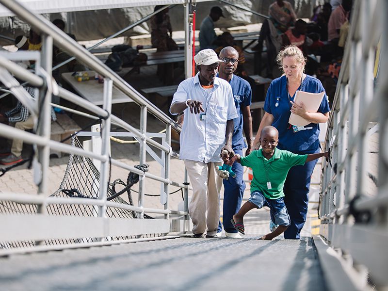 Patients gangway africamercy